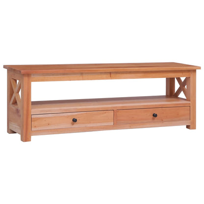 Tv Stolek Hnědý 115 X 30 X 40 Cm Masivní Mahagonové Dřevo