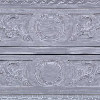 Příborník Se 2 Zásuvkami 90 X 30 X 60 Cm Masivní Mahagon