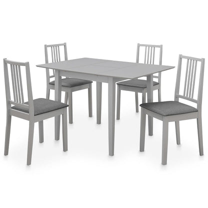 5Dílný Jídelní Set Mdf Šedý