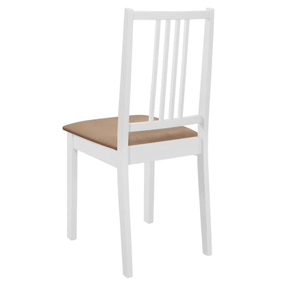 5Dílný Jídelní Set Mdf Bílý