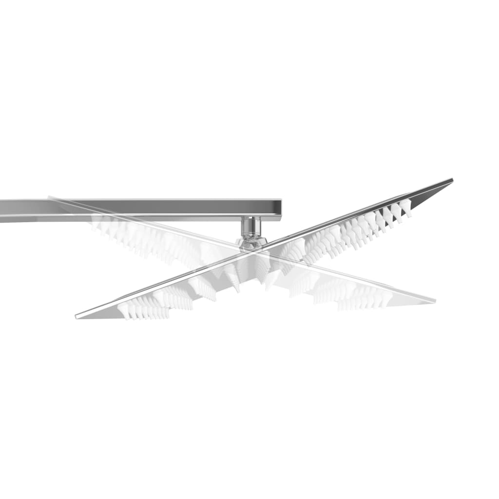 Sprchový Set Se Dvěma Hlavicemi A Termostatem Nerezová Ocel