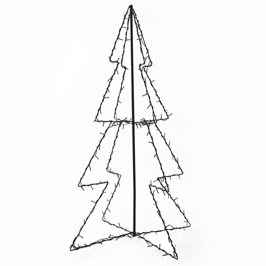 Vánoční Stromek Kužel 160 Led Diod Dovnitř I Ven 78 X 120 Cm