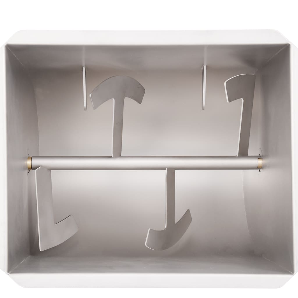 Ruční Míchačka Masa S Víkem Stříbrná Nerezová Ocel