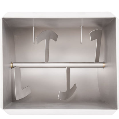 Ruční Míchačka Masa S Víkem Stříbrná Nerezová Ocel