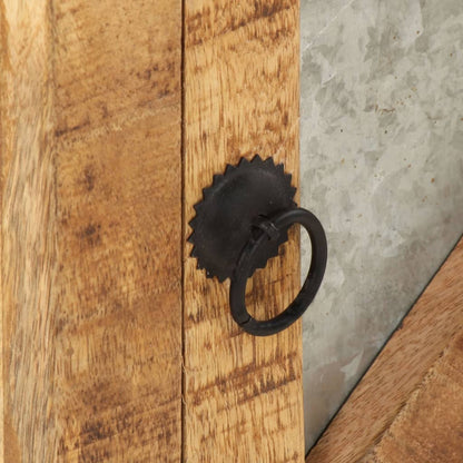 Noční Stolek 40 X 30 X 50 Cm Masivní Mangovníkové Dřevo