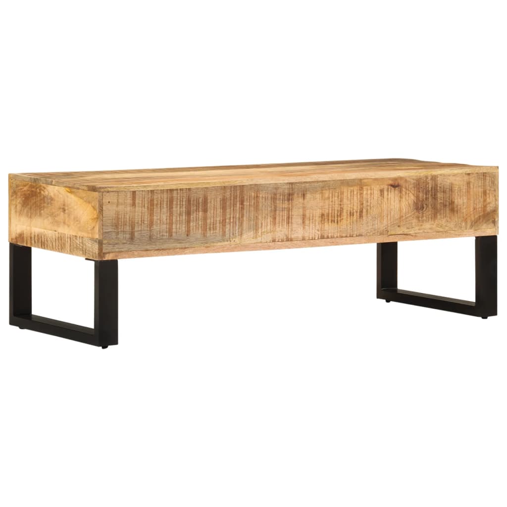 Konferenční Stolek 110 X 50 X 38 Cm Masivní Mangovníkové Dřevo