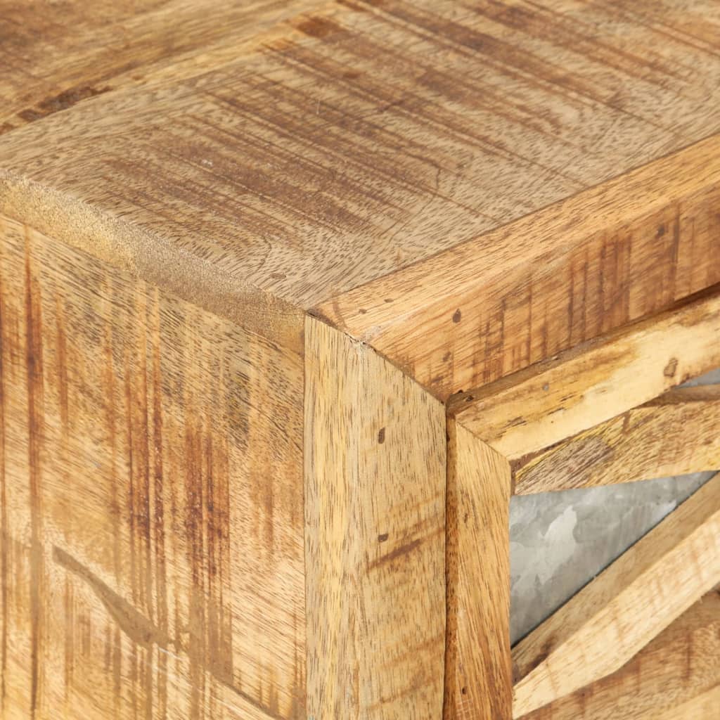 Konferenční Stolek 110 X 50 X 38 Cm Masivní Mangovníkové Dřevo