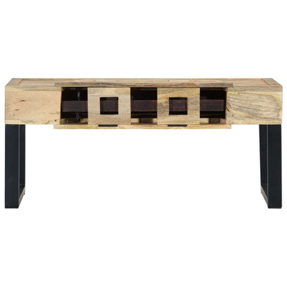 Konferenční Stolek Styl Kazety 100X52X45 Cm Masivní Mangovník