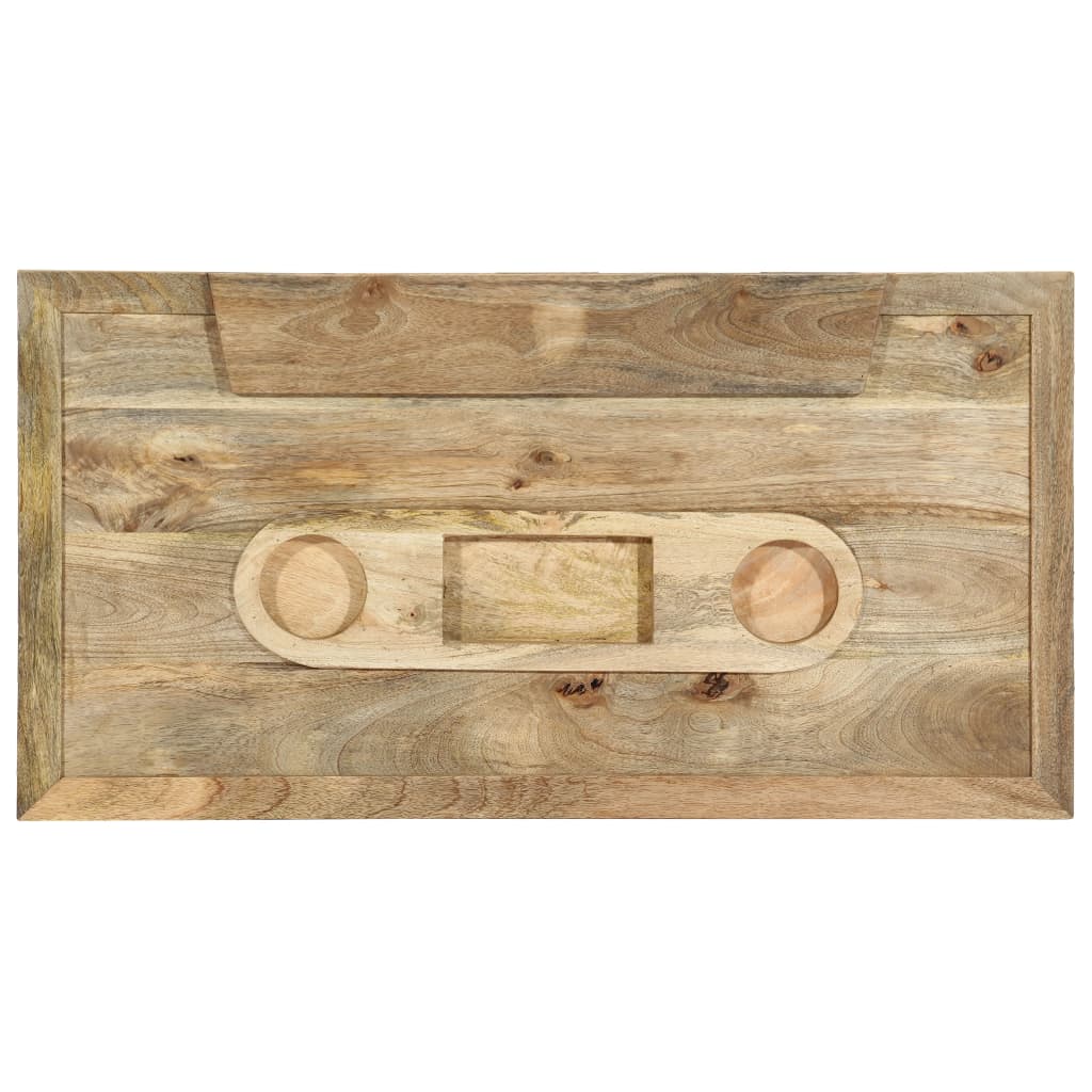 Konferenční Stolek Styl Kazety 100X52X45 Cm Masivní Mangovník