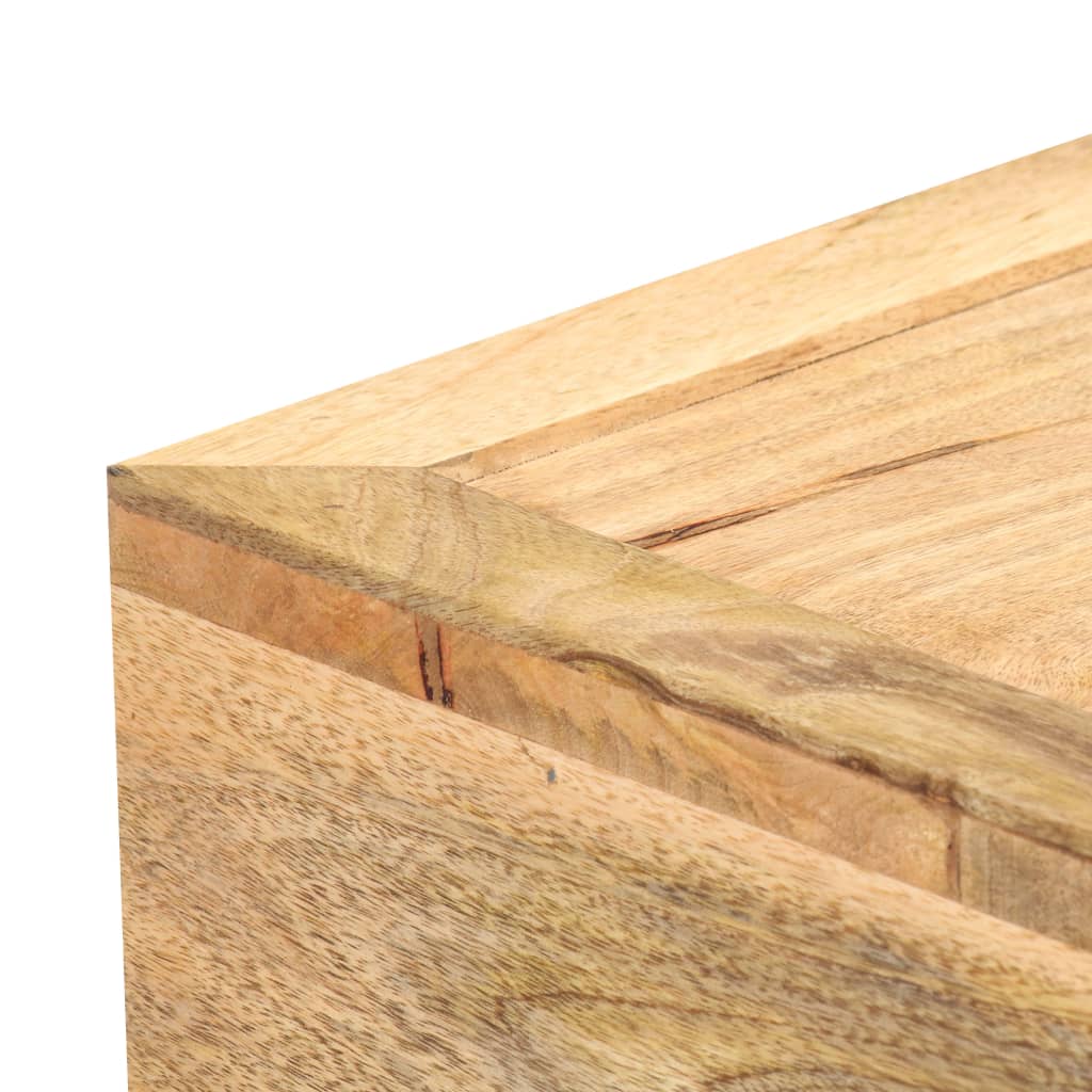 Konferenční Stolek Styl Kazety 100X52X45 Cm Masivní Mangovník
