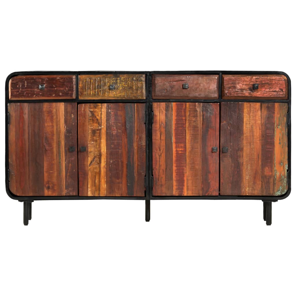 Příborník Masivní Recyklované Dřevo 140 X 35 X 76 Cm