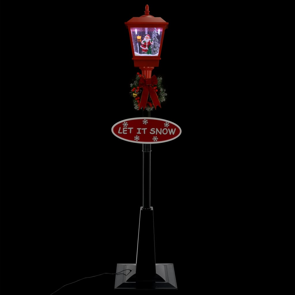 Vánoční Pouliční Lampa Se Santou Led