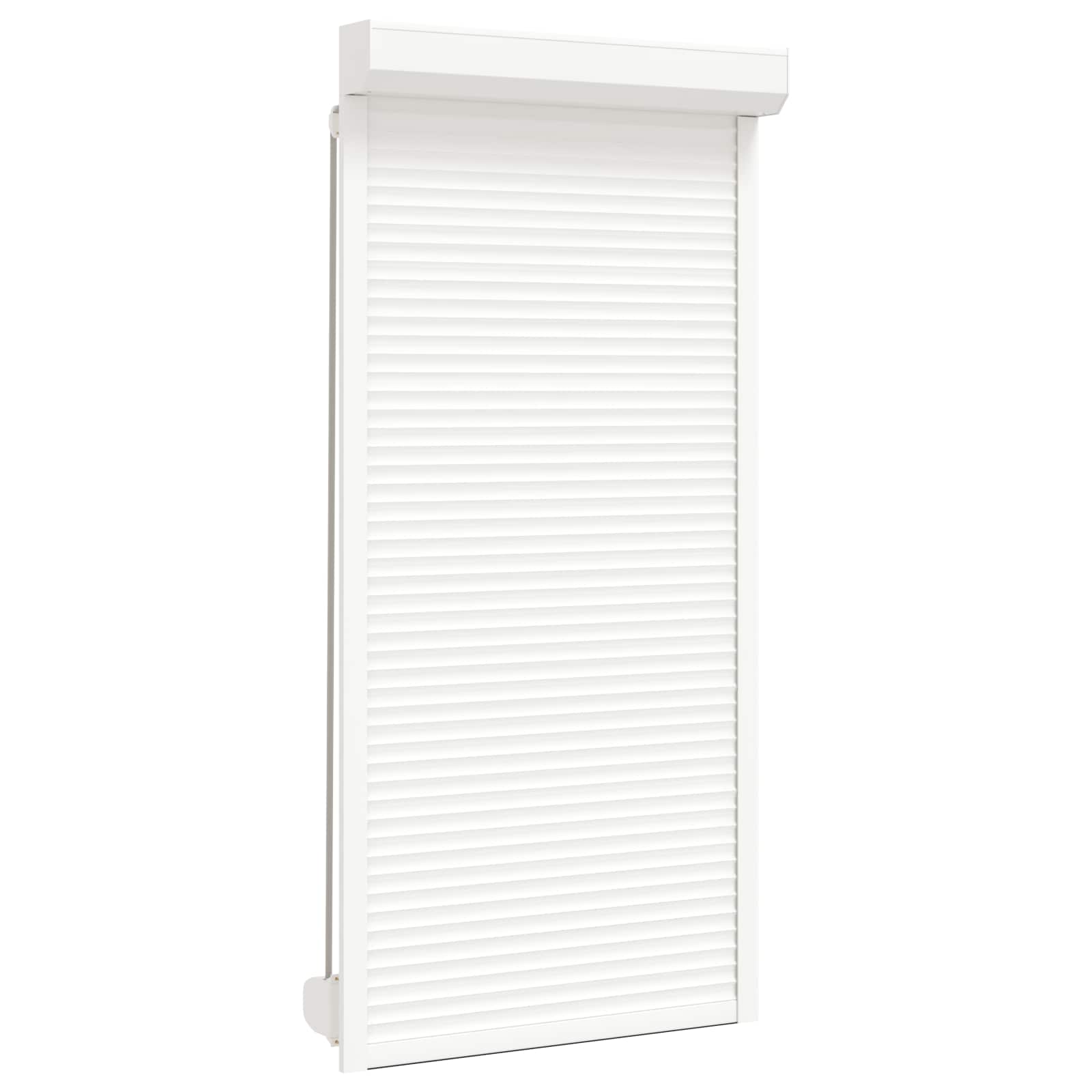 Roletové Žaluzie Bílý 100 X 210 Cm Hliník A Polyuretan