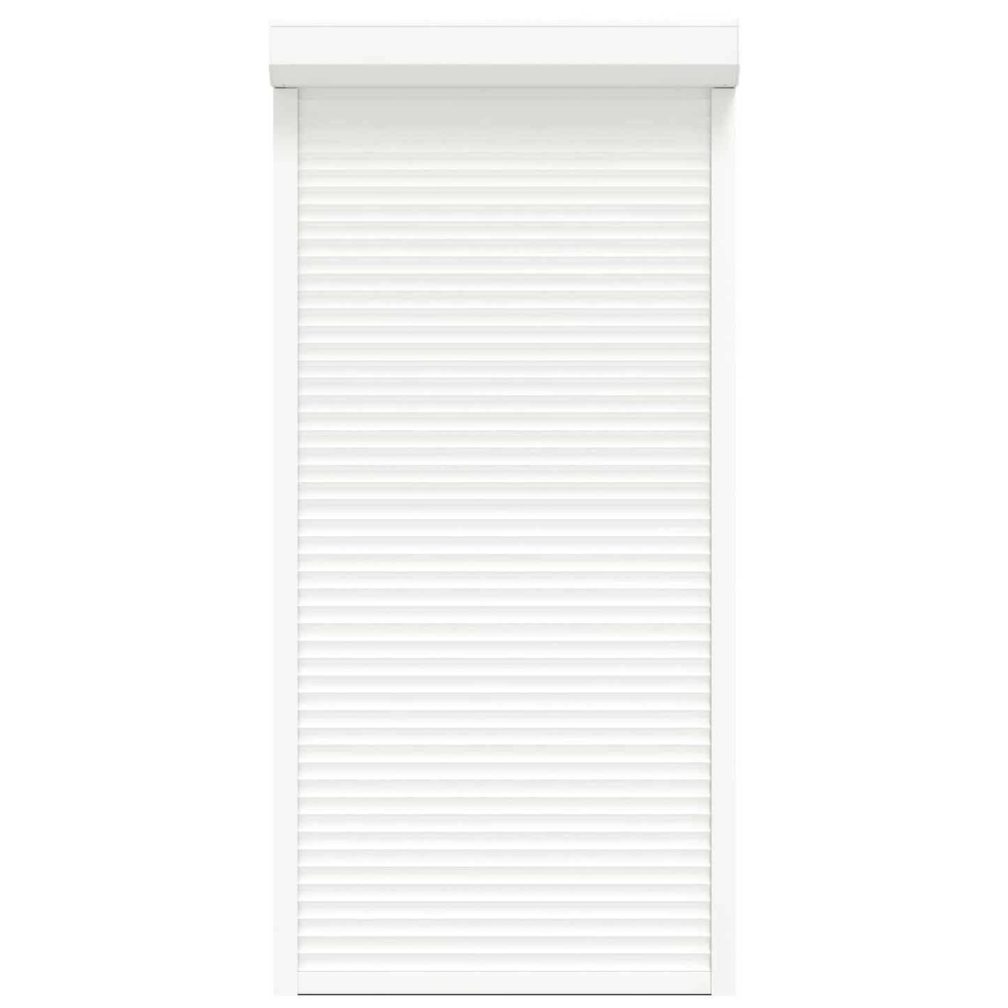 Roletové Žaluzie Bílý 100 X 210 Cm Hliník A Polyuretan
