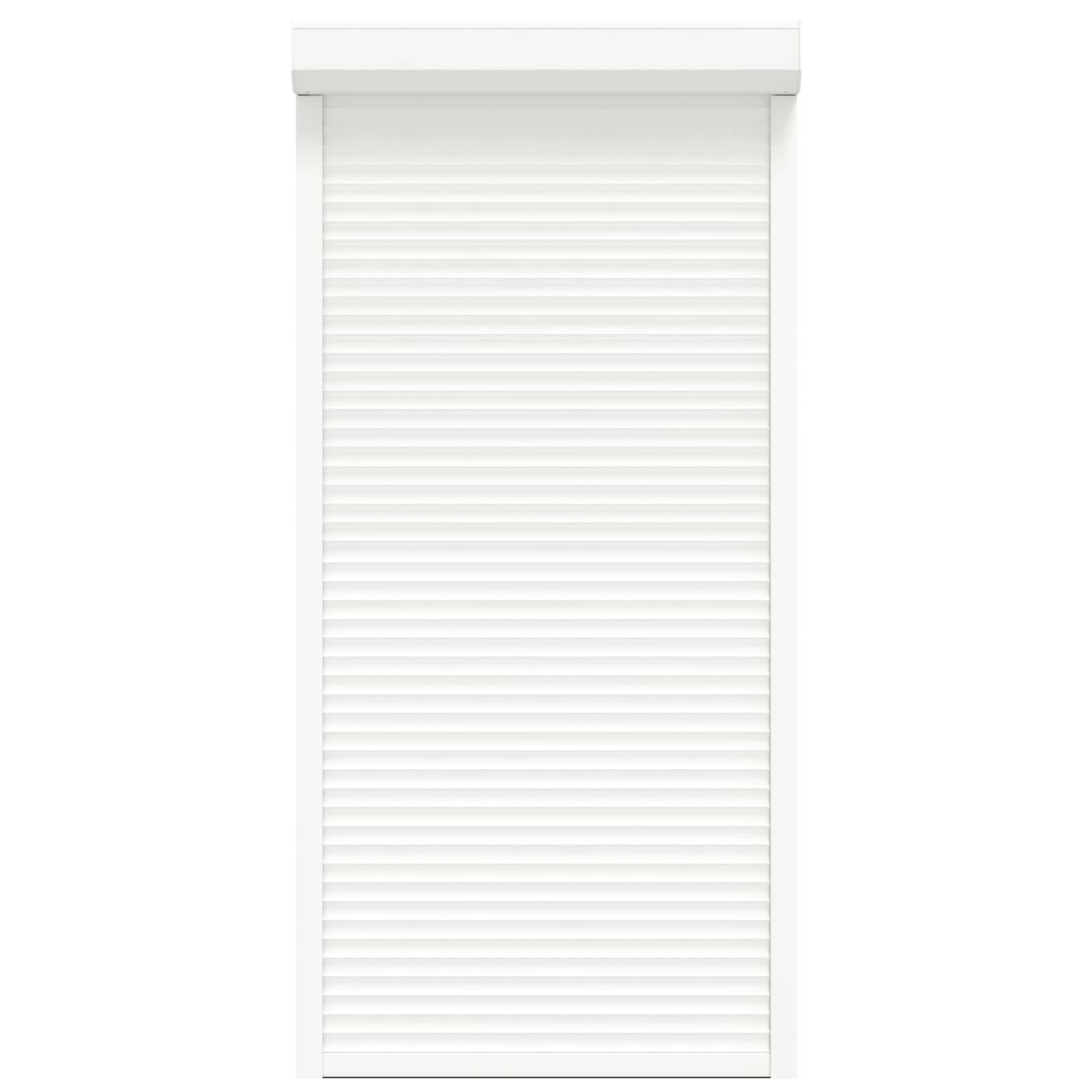 Roletové Žaluzie Bílý 100 X 210 Cm Hliník A Polyuretan