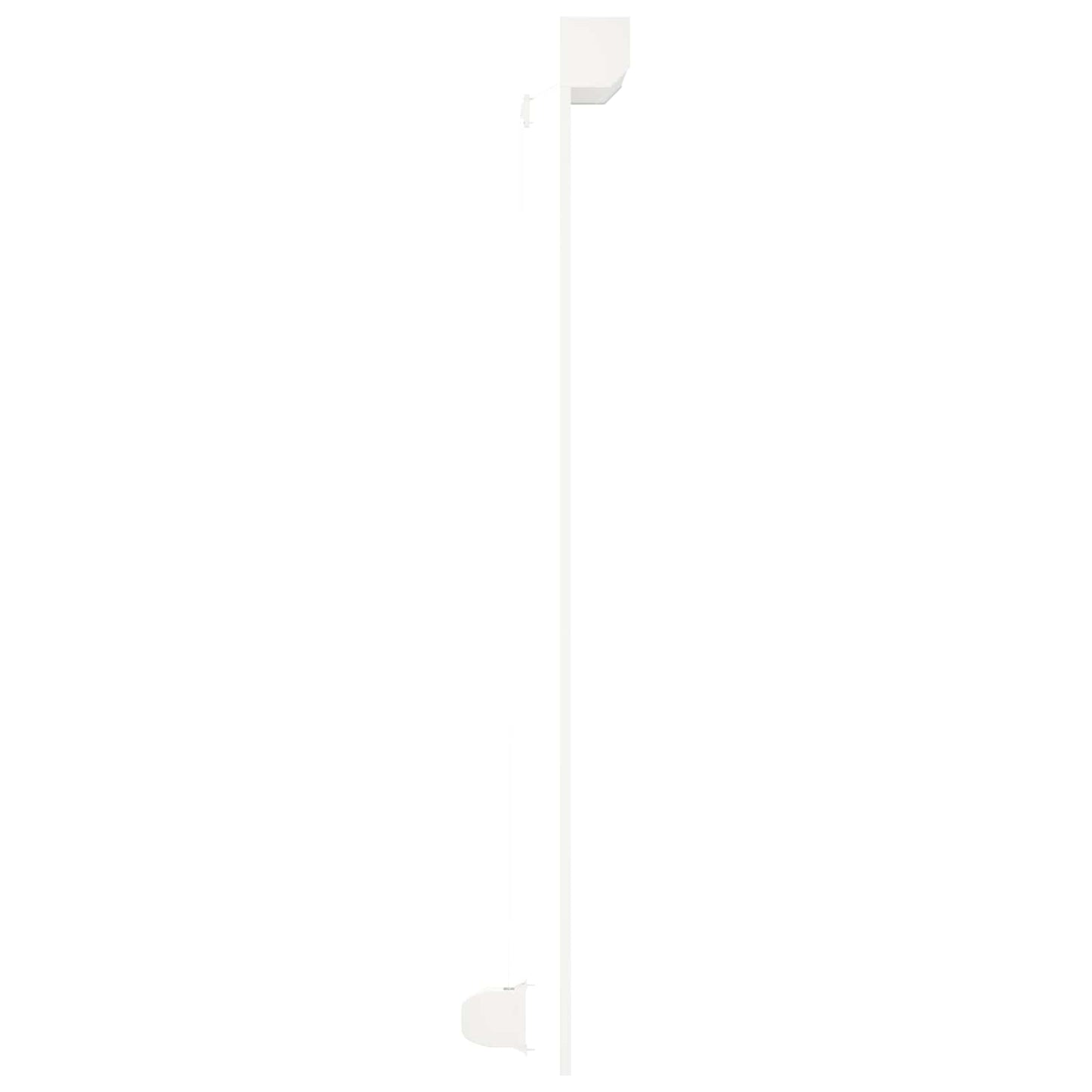 Roletové Žaluzie Bílý 100 X 210 Cm Hliník A Polyuretan