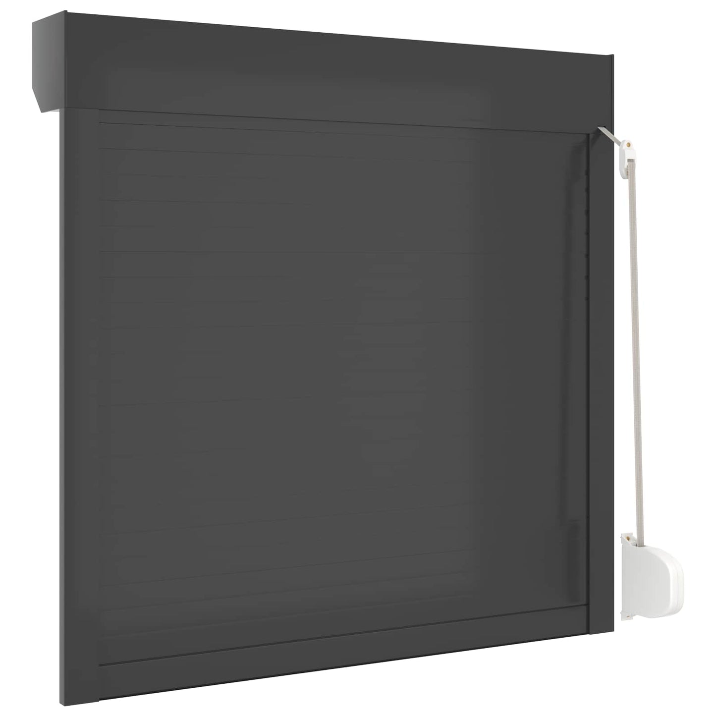 Roletové Žaluzie Antracit 100 X 100 Cm Hliník A Polyuretan