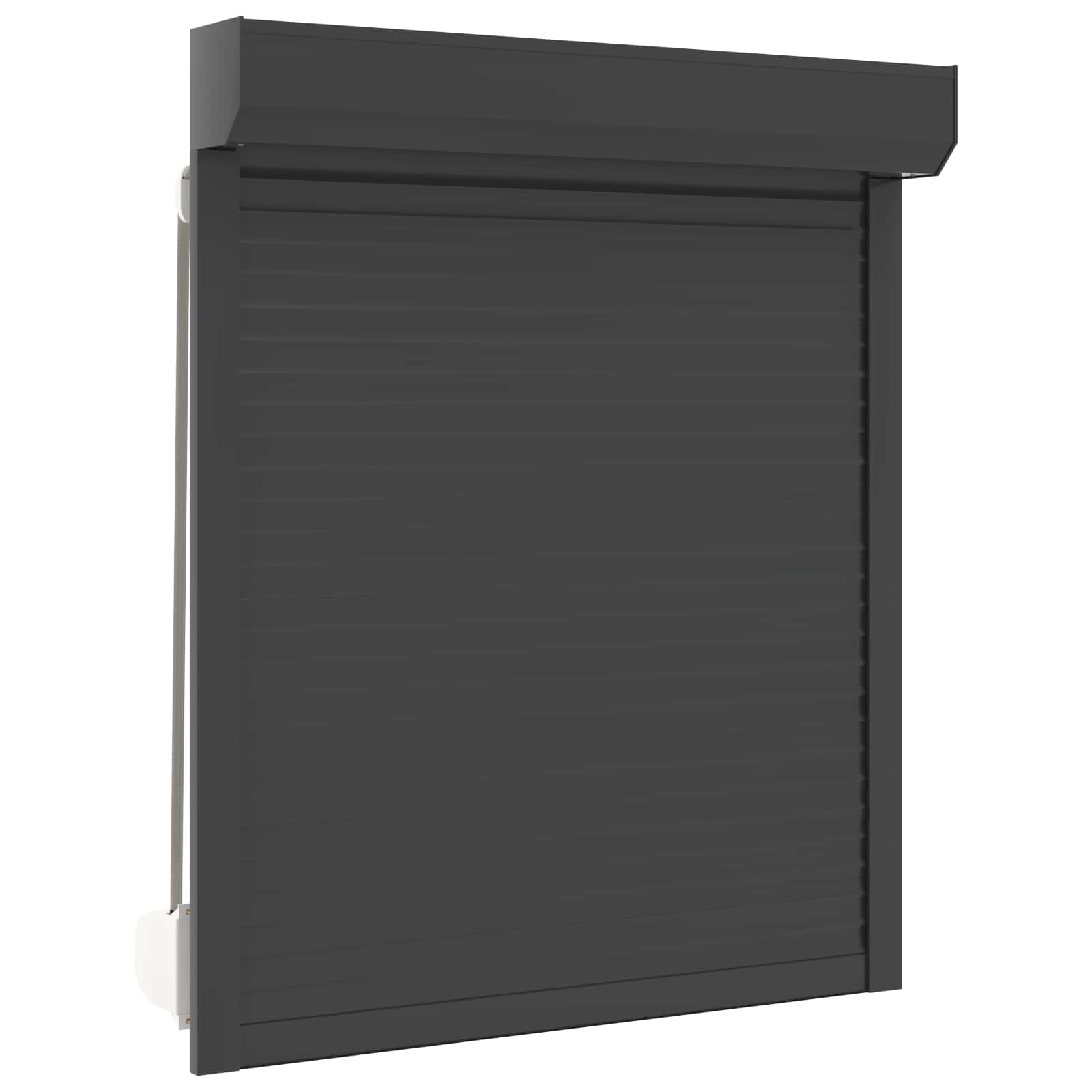 Roletové Žaluzie Antracit 100 X 120 Cm Hliník A Polyuretan