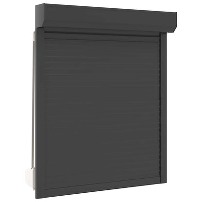 Roletové Žaluzie Antracit 100 X 120 Cm Hliník A Polyuretan