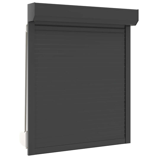 Roletové Žaluzie Antracit 100 X 120 Cm Hliník A Polyuretan