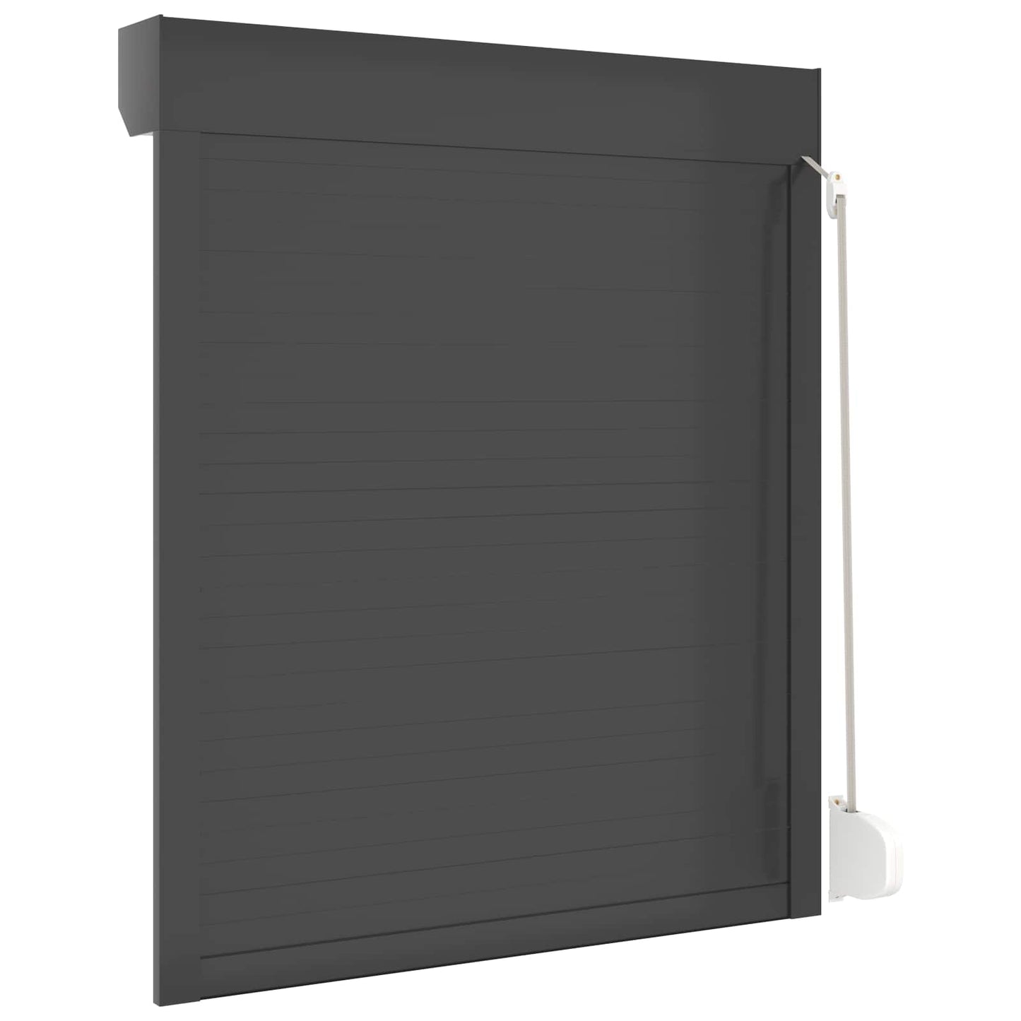 Roletové Žaluzie Antracit 100 X 130 Cm Hliník A Polyuretan