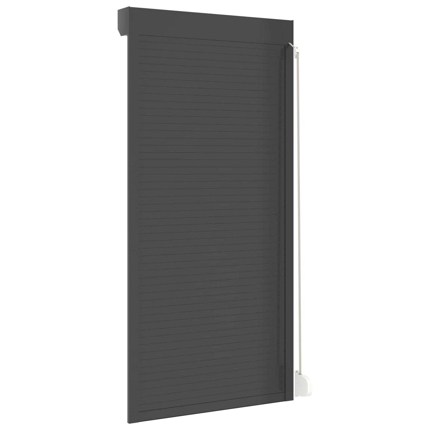 Roletové Žaluzie Antracit 100 X 210 Cm Hliník A Polyuretan