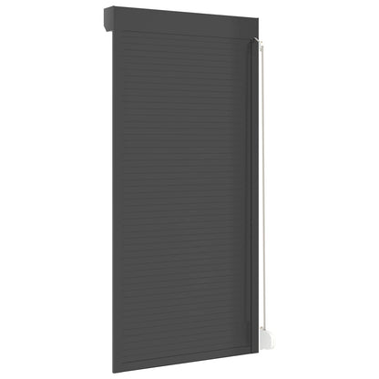 Roletové Žaluzie Antracit 100 X 210 Cm Hliník A Polyuretan
