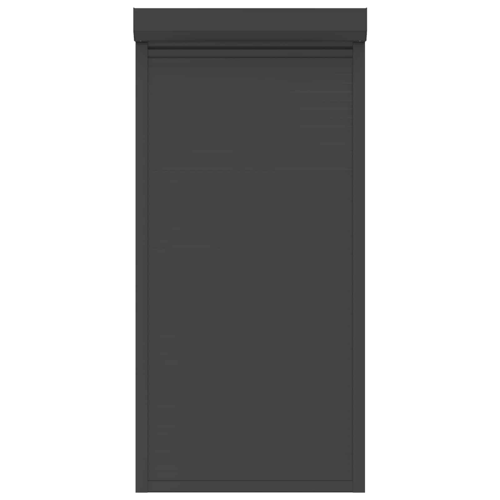 Roletové Žaluzie Antracit 100 X 210 Cm Hliník A Polyuretan