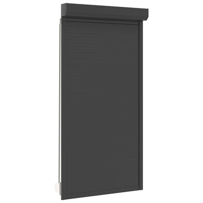 Roletové Žaluzie Antracit 110 X 220 Cm Hliník A Polyuretan