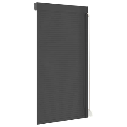 Roletové Žaluzie Antracit 110 X 220 Cm Hliník A Polyuretan