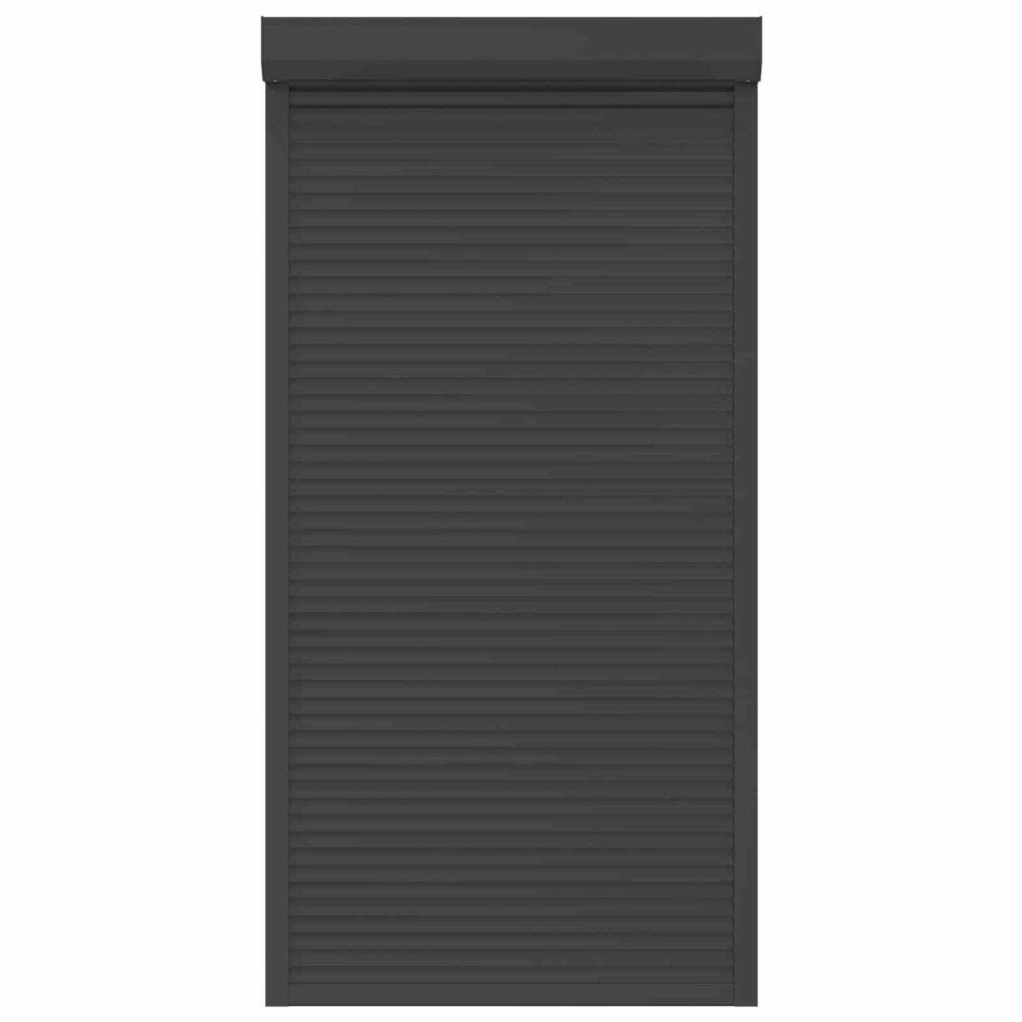 Roletové Žaluzie Antracit 110 X 220 Cm Hliník A Polyuretan