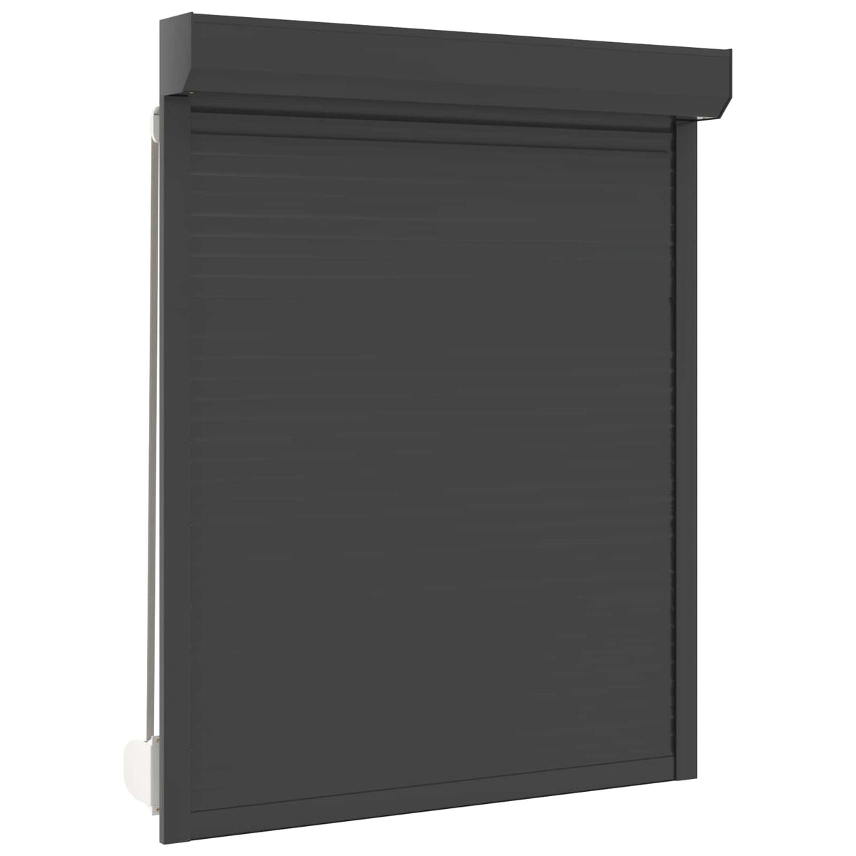 Roletové Žaluzie Antracit 120 X 150 Cm Hliník A Polyuretan