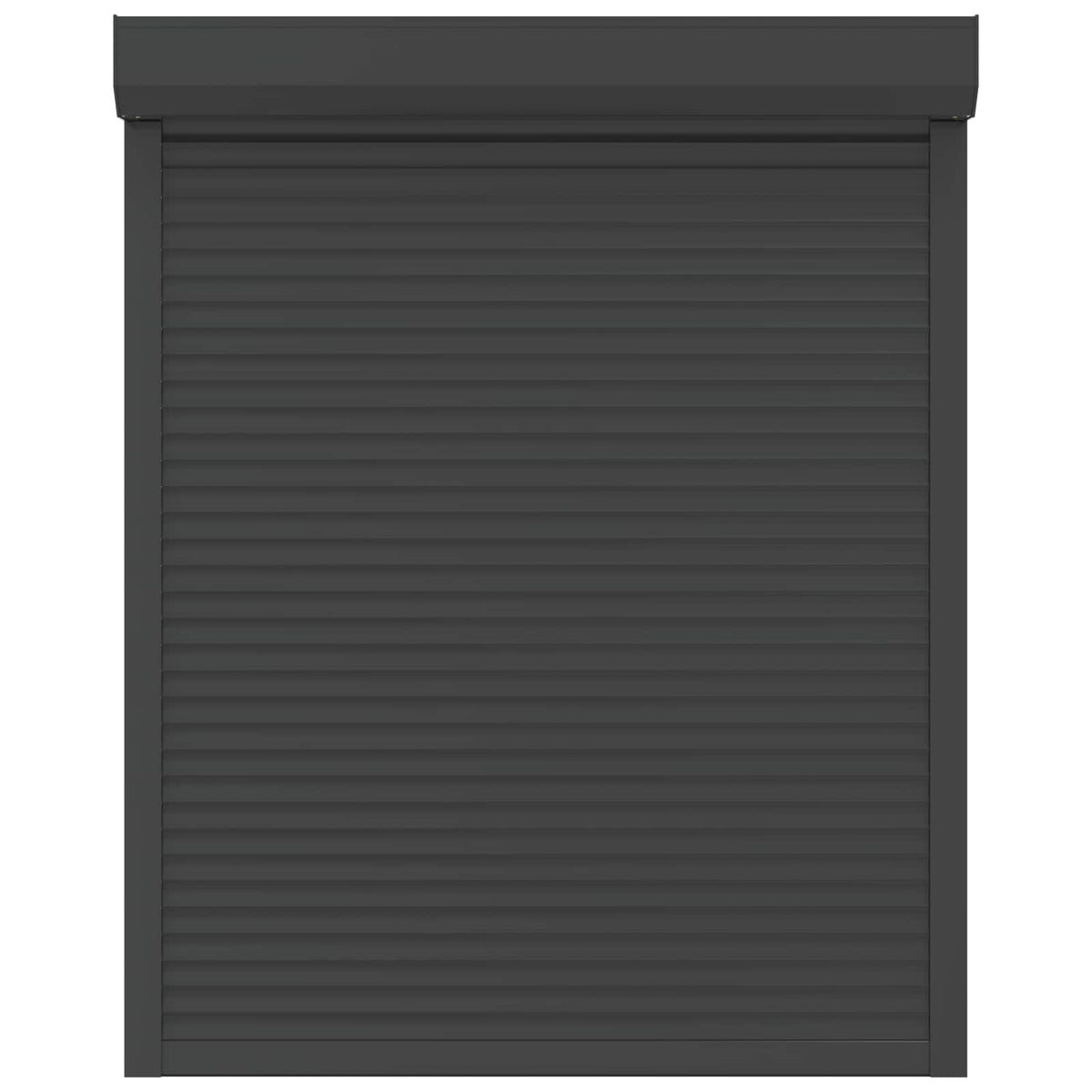 Roletové Žaluzie Antracit 120 X 150 Cm Hliník A Polyuretan