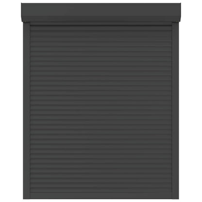 Roletové Žaluzie Antracit 120 X 150 Cm Hliník A Polyuretan