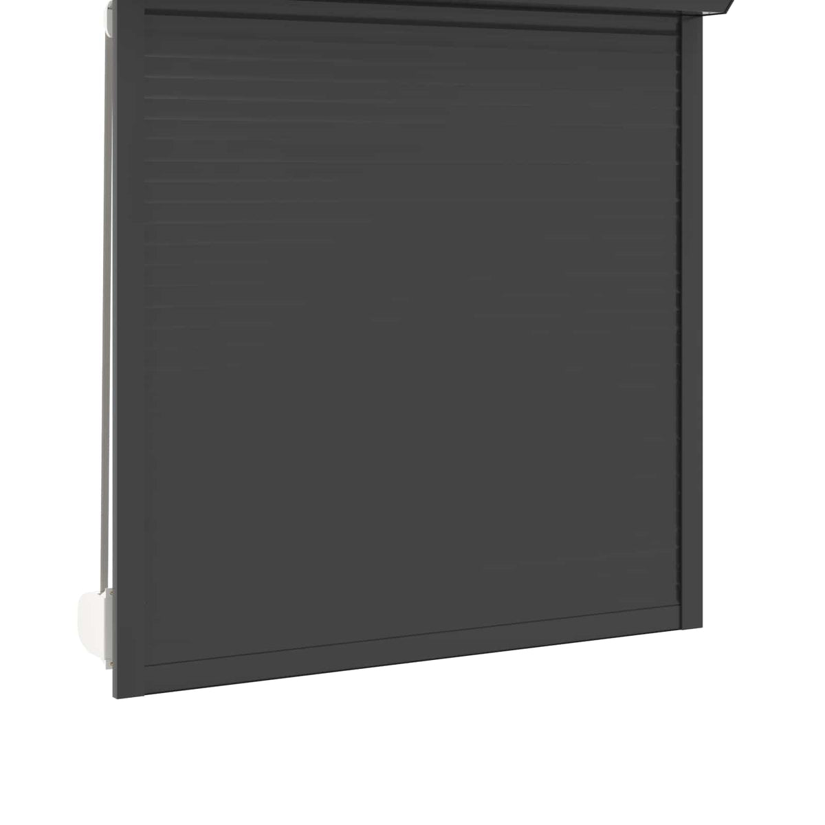 Roletové Žaluzie Antracit 130 X 140 Cm Hliník A Polyuretan