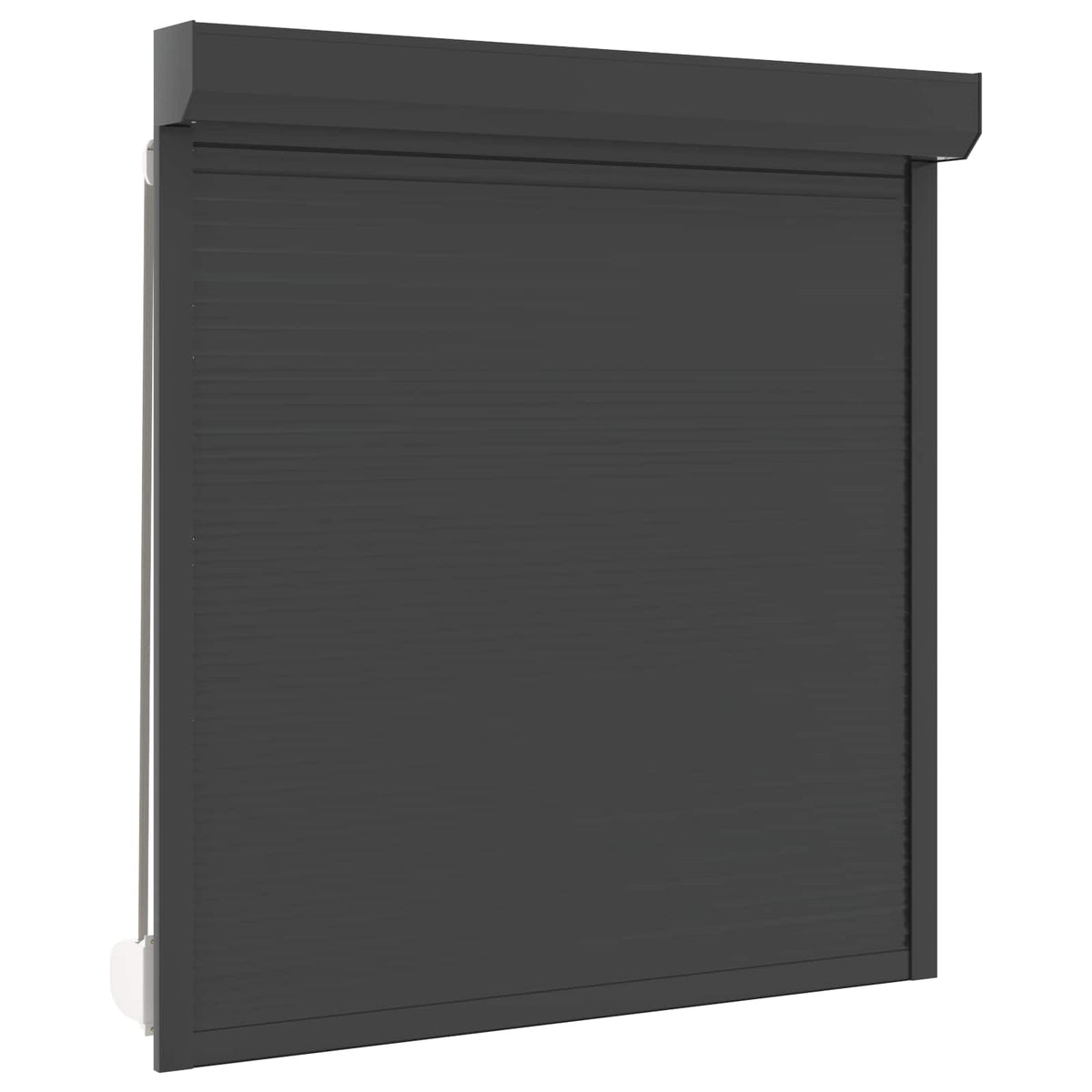 Roletové Žaluzie Antracit 140 X 150 Cm Hliník A Polyuretan