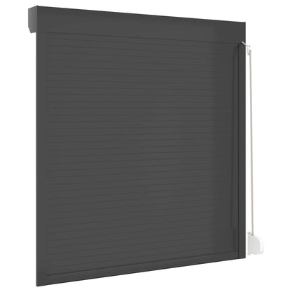 Roletové Žaluzie Antracit 140 X 150 Cm Hliník A Polyuretan