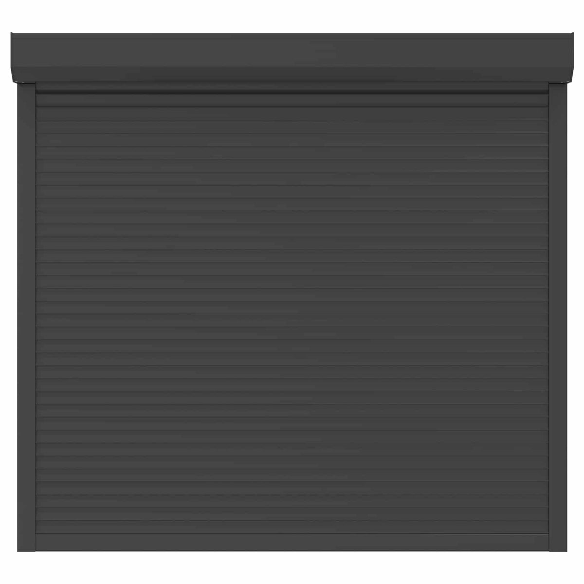 Roletové Žaluzie Antracit 160 X 150 Cm Hliník A Polyuretan