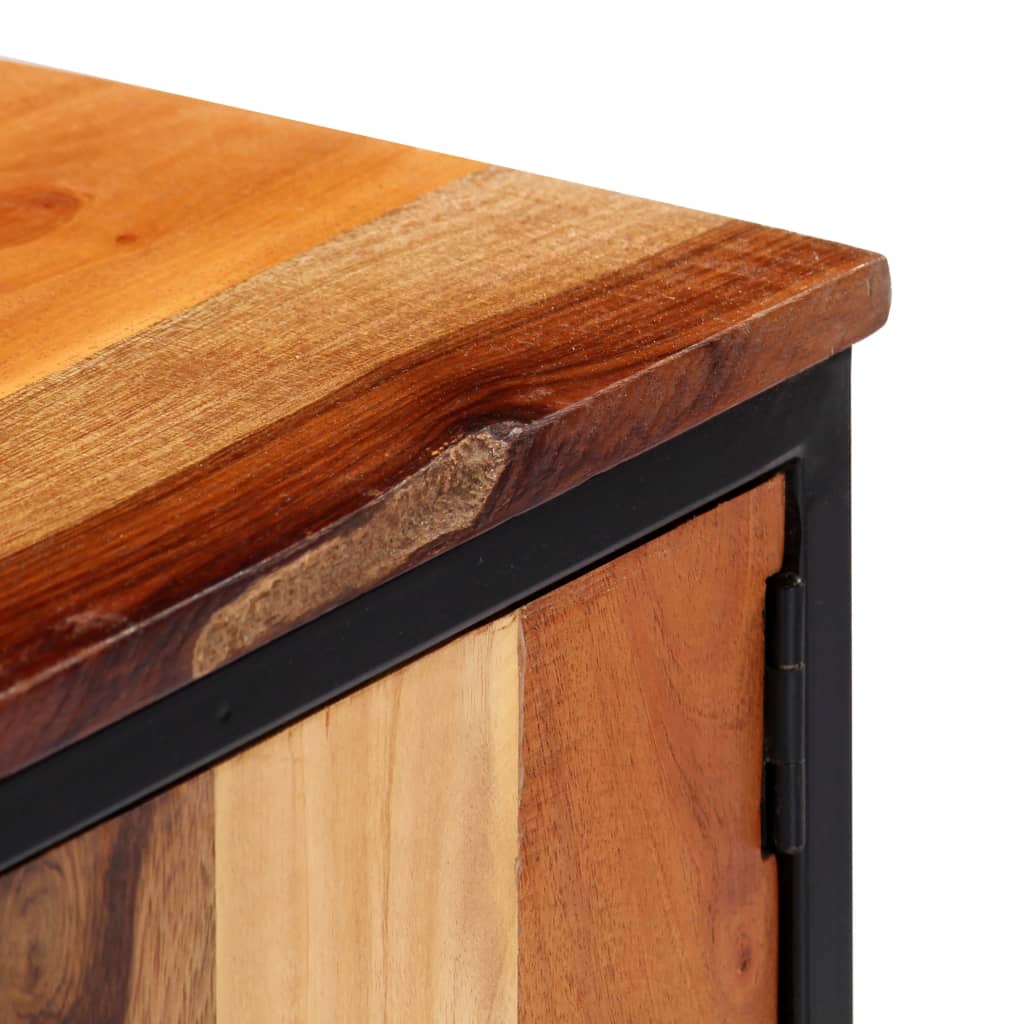 Tv Stolek 120 X 30 X 40 Cm Masivní Recyklované Dřevo A Ocel