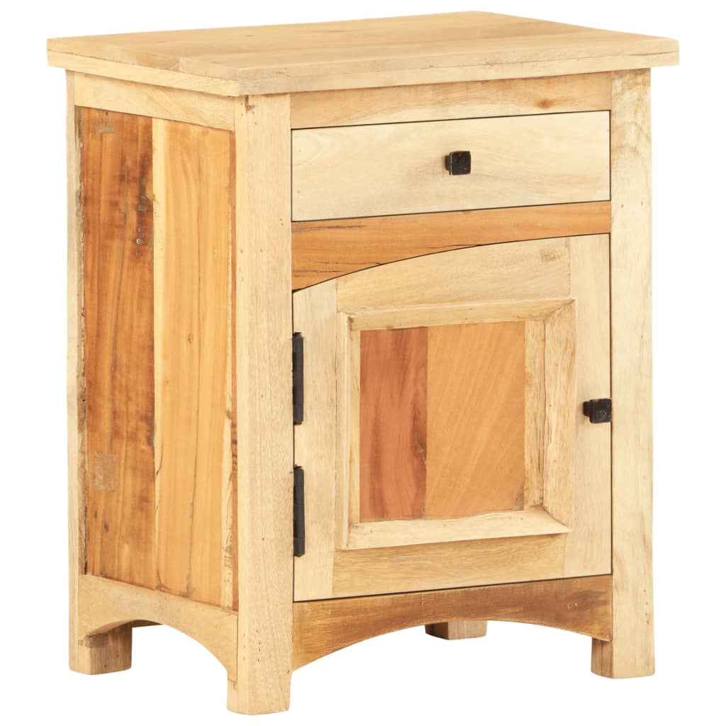 Noční Stolek 40 X 30 X 50 Cm Masivní Recyklované Dřevo