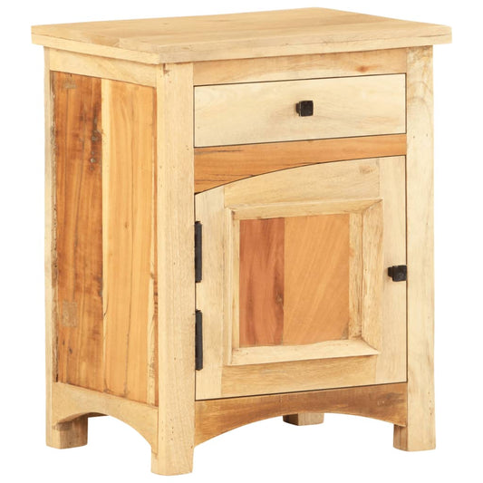 Noční Stolek 40 X 30 X 50 Cm Masivní Recyklované Dřevo
