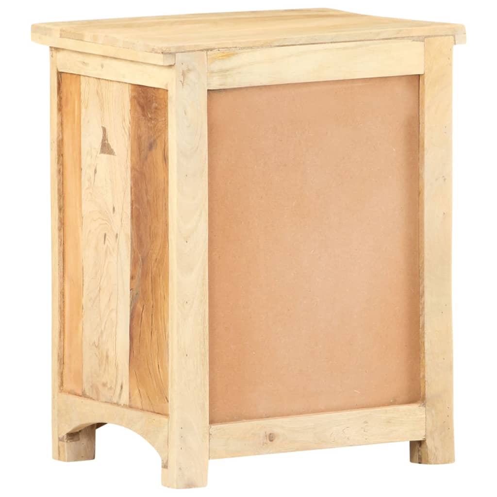 Noční Stolek 40 X 30 X 50 Cm Masivní Recyklované Dřevo