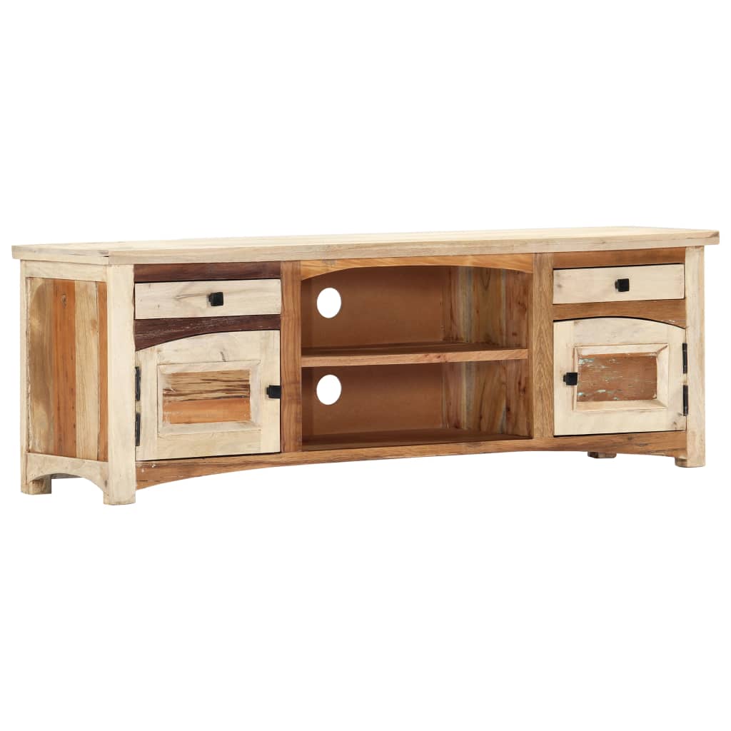 Tv Stolek 120 X 30 X 40 Cm Masivní Recyklované Dřevo