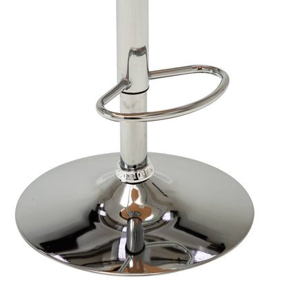 Barová Židle Černá Ohýbané Dřevo A Umělá Kůže