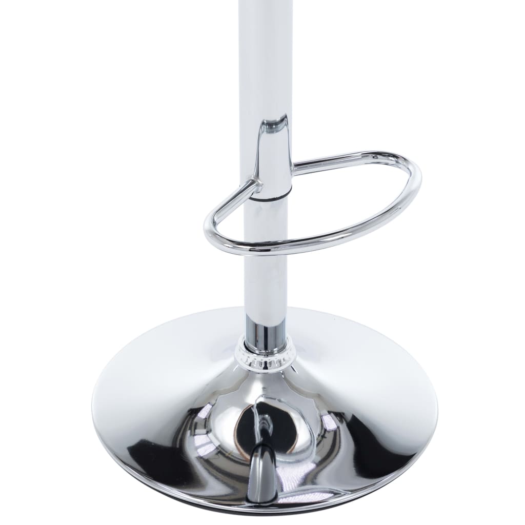 Barové Židle 2 Ks Krémové Umělá Kůže A Ohýbané Dřevo