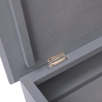 Botník Šedý 50 X 28 X 58 Cm Dřevo Pavlovnie