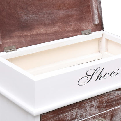 Botník Hnědý 50 X 28 X 98 Cm Dřevo Pavlovnie