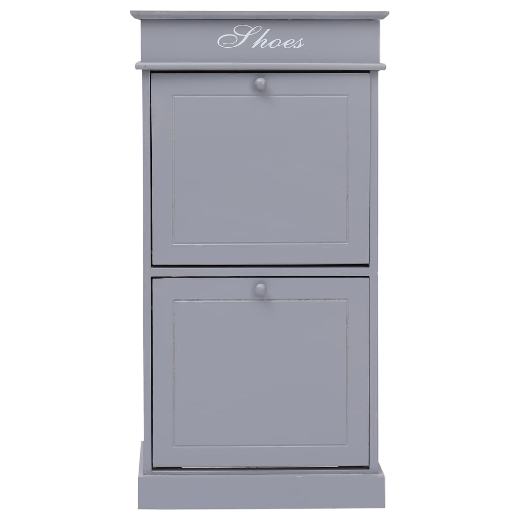 Botník Šedý 50 X 28 X 98 Cm Dřevo Pavlovnie