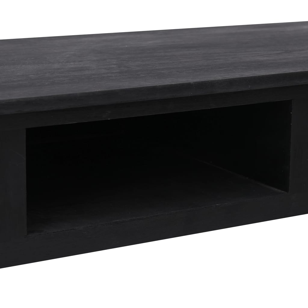 Konzolový Stolek Černý 110 X 45 X 76 Cm Dřevo