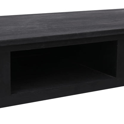 Konzolový Stolek Černý 110 X 45 X 76 Cm Dřevo